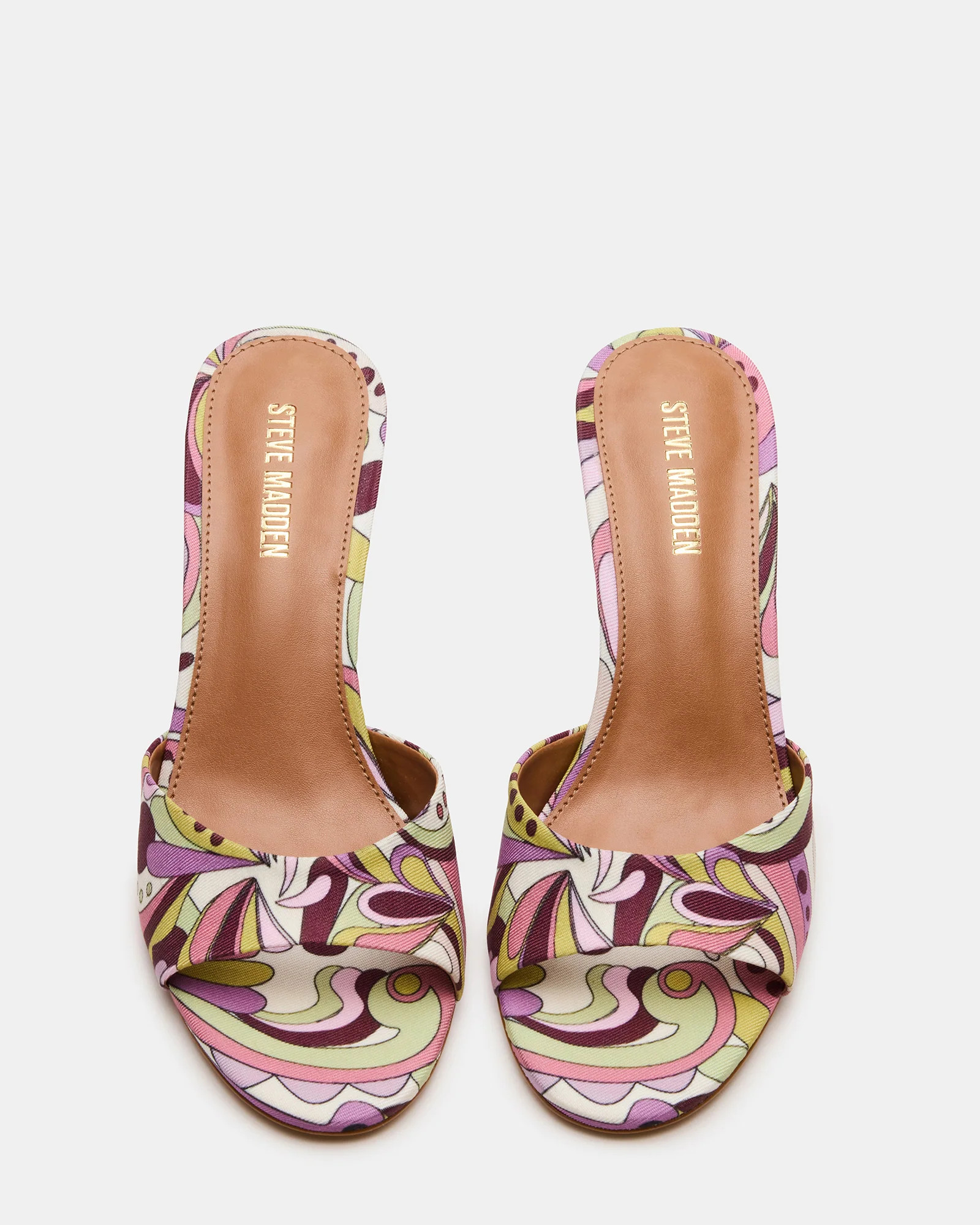 KENDRIX Pink Print Women's Mule Heel | Steve Madden (US)