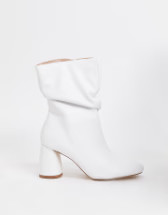 RAID Wide Fit Wynter heeled ankle boots in white | ASOS (Global)