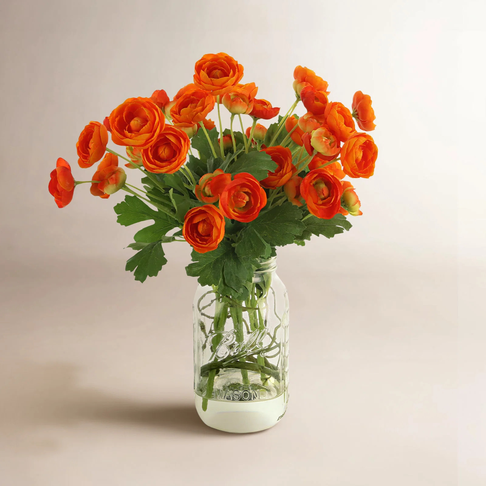 Ranunculus Atificial in Vase | Birch Lane