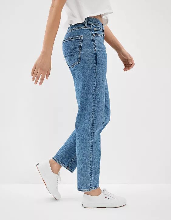 AE Stretch '90s Straight Jean | American Eagle Outfitters (US & CA)