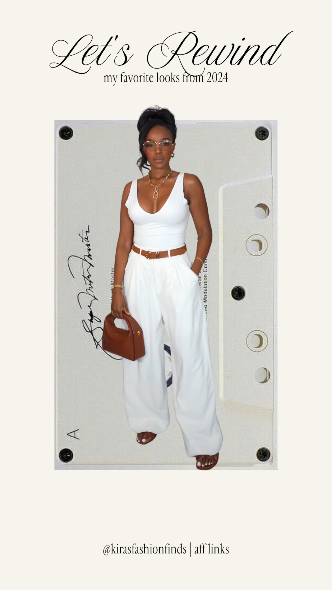 Recapping my favorite looks in 2024
This one was classy and clean 

|•Size small I’m 5’4 | 140lbs | 36D -27 -40  IG & YT: kirasfashionfinds TT: kiraabboud•|