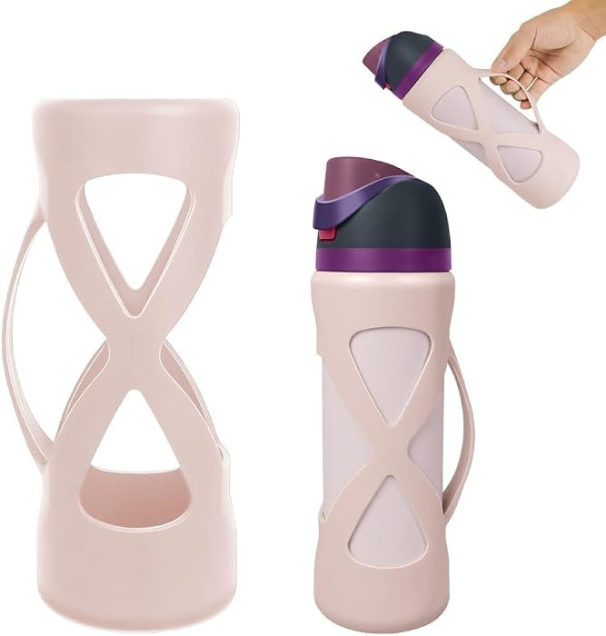 Silicone Boot with Handle Compatible with Owala 24 oz Water Bottle     Full Protective, Release H... | Amazon (US)