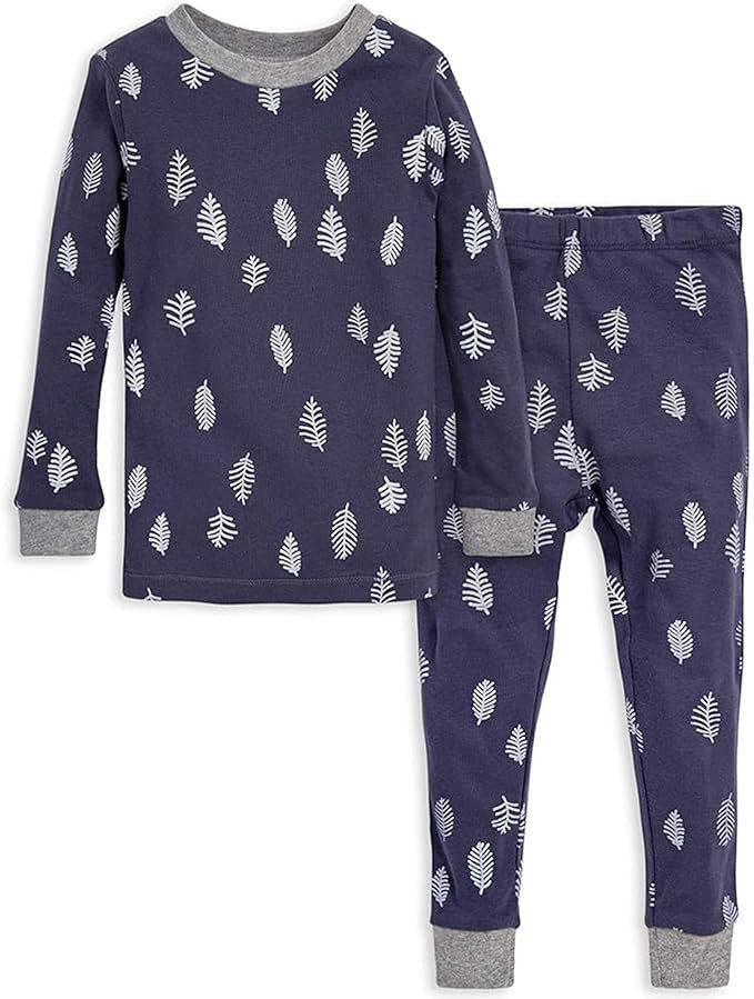 Burt's Bees Baby Baby Boys' Pajamas, Tee and Pant 2-Piece Pj Set, 100% Organic Cotton | Amazon (US)