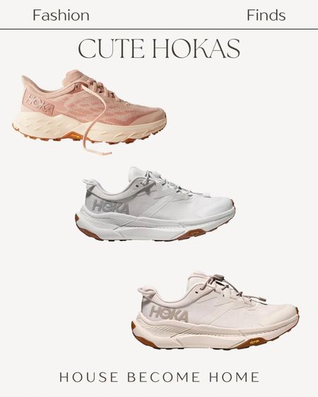Hoka shoes that are actually cute!! I love this brand, but they don’t always have the cutest styles, until now!!! 

#LTKshoecrush #LTKover40 #LTKstyletip