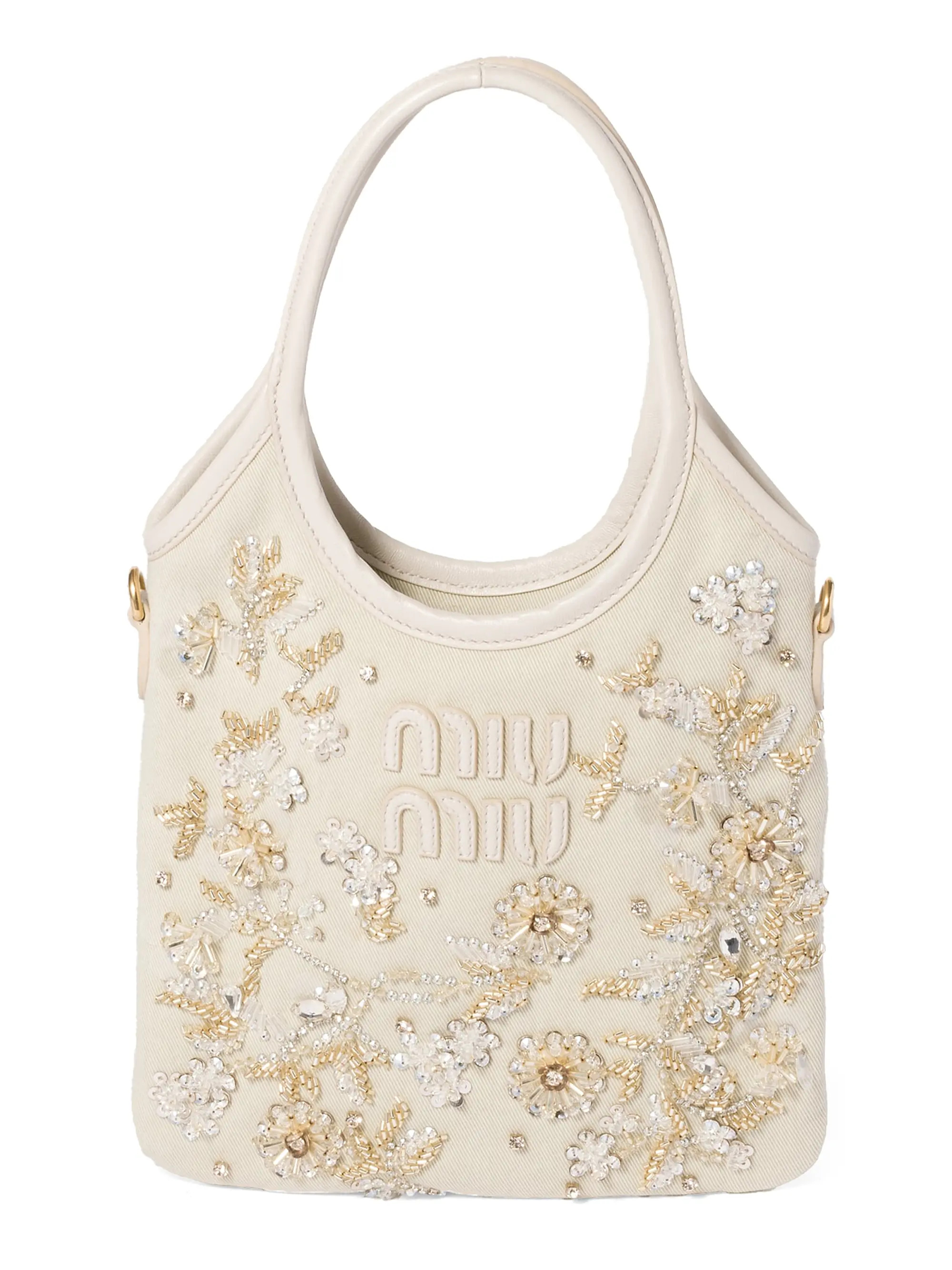Ivy Embroidered Gabardine Top Handle Bag | Saks Fifth Avenue
