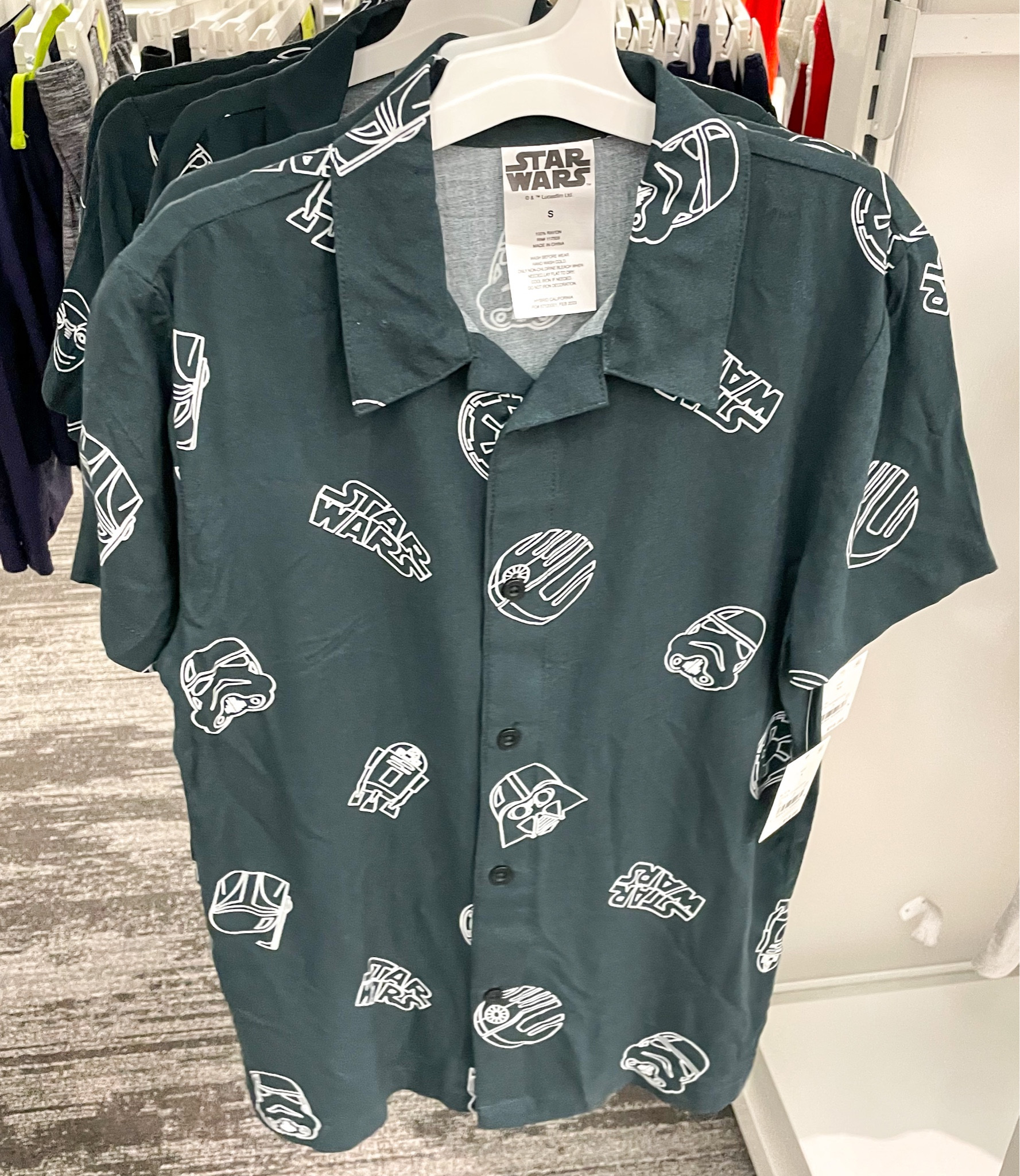 Star wars short sale sleeve button down