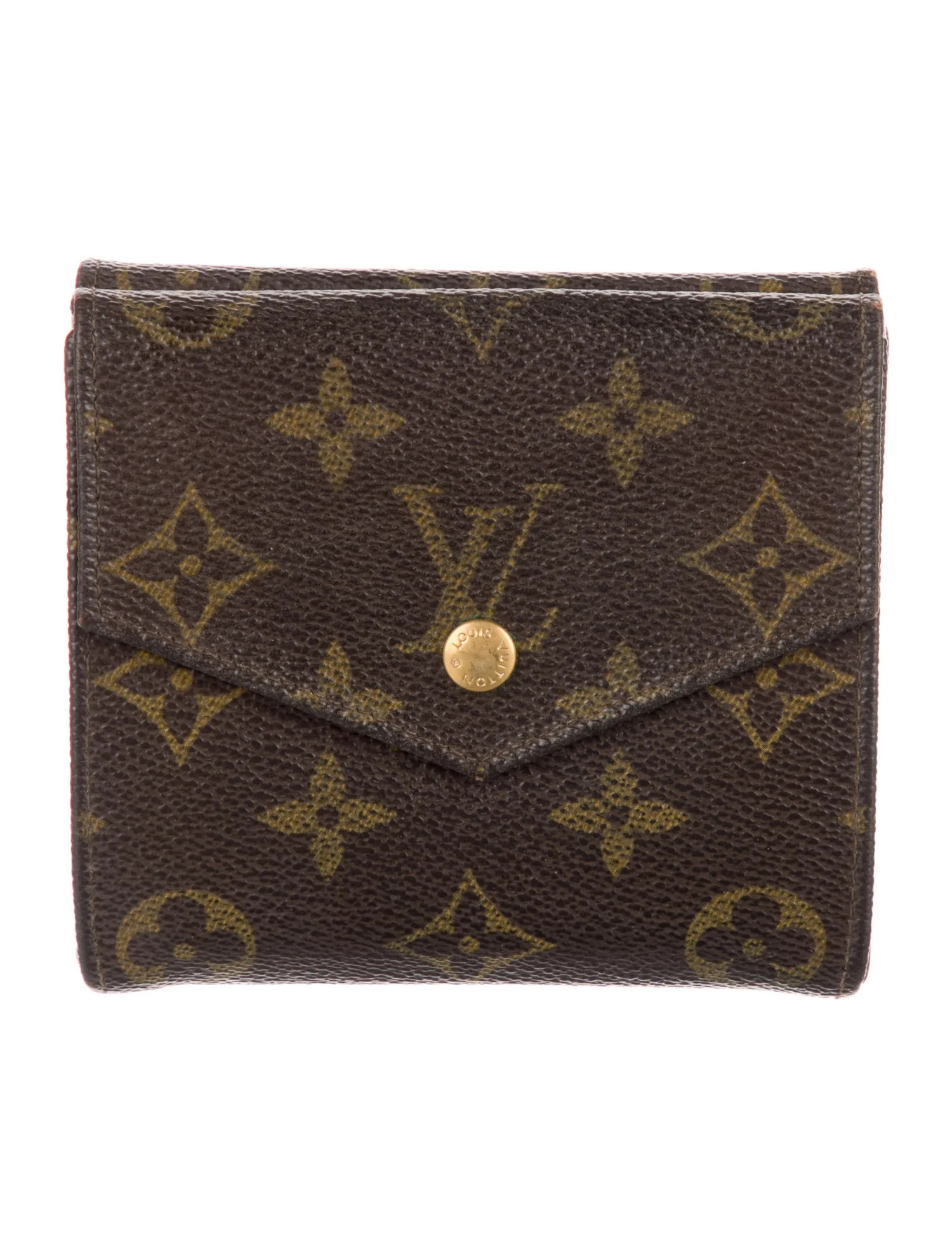 Vintage LV Monogram Compact Wallet | The RealReal
