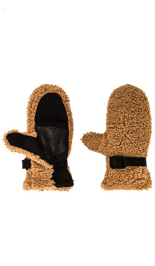 Sherpa Mitten in Camel | Revolve Clothing (Global)