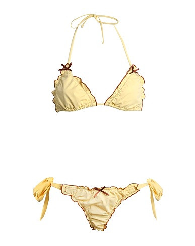 GIGI HADID X FRANKIES BIKINIS Tia Top-Colby Bottom
 | Light yellow Women‘s Bikini  | YOOX | YOOX (US)
