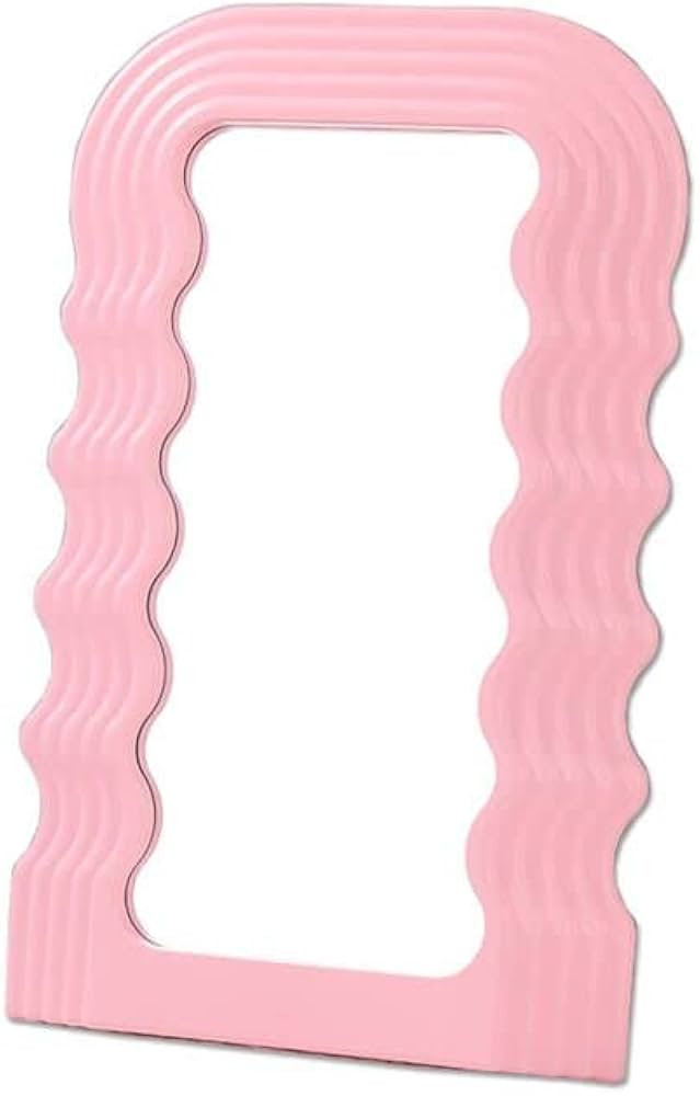 Eaoundm 10 x 16 inchs Wave Mirror Decorative Wall Mirror, Hanging Mirrors for Bedroom Living-Room... | Amazon (US)