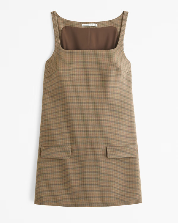 Women's Tailored Shift Mini Dress | Women's New Arrivals | Abercrombie.com | Abercrombie & Fitch (US)