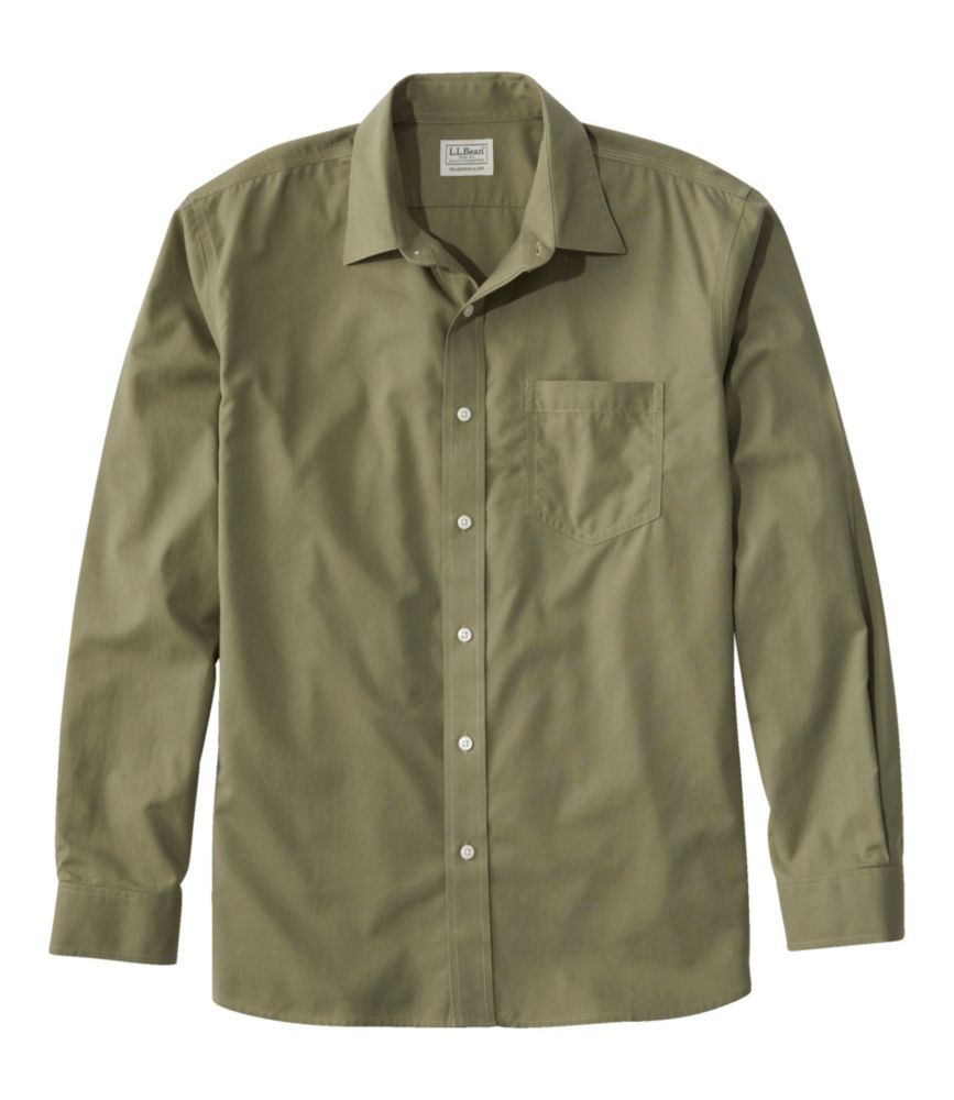 Men's Bean's Wrinkle-Free Everyday Shirt, Traditional Untucked Fit, Long-Sleeve | Shirts at L.L.B... | L.L. Bean