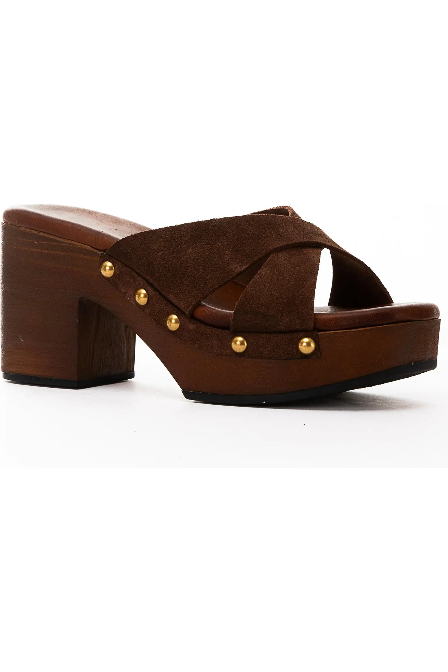 Grace Footwear Lauren Suede Block Heel Sandal (Women) | Nordstrom | Nordstrom