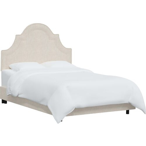 Kennedy Linen Arched Bed | One Kings Lane