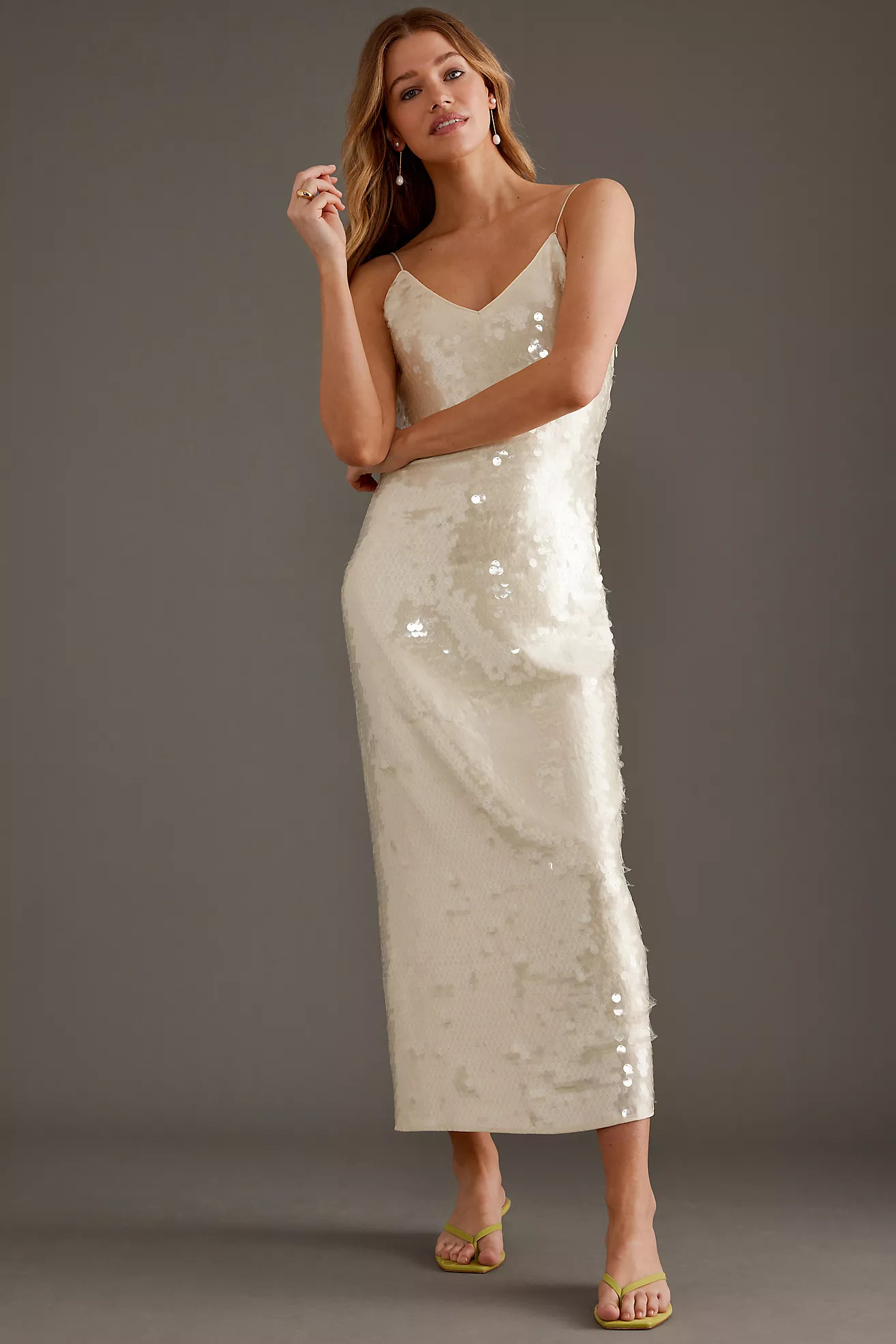 Samsoe Samsoe Sally Sequin Maxi Dress | Anthropologie (UK)