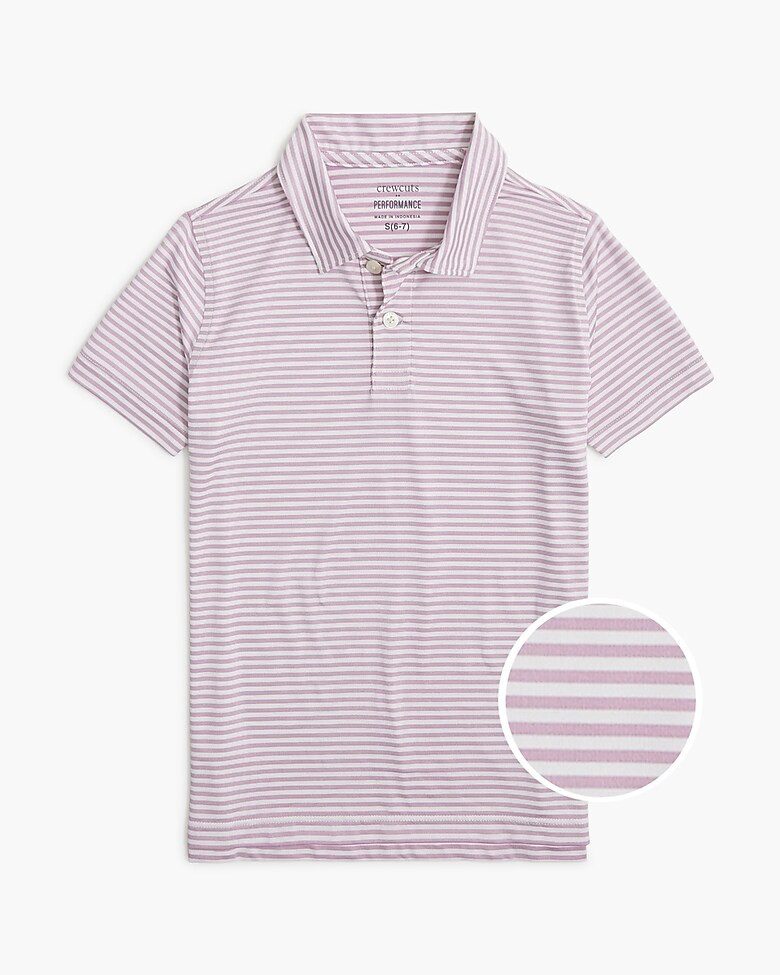 Boys' striped performance polo shirt | J.Crew Factory