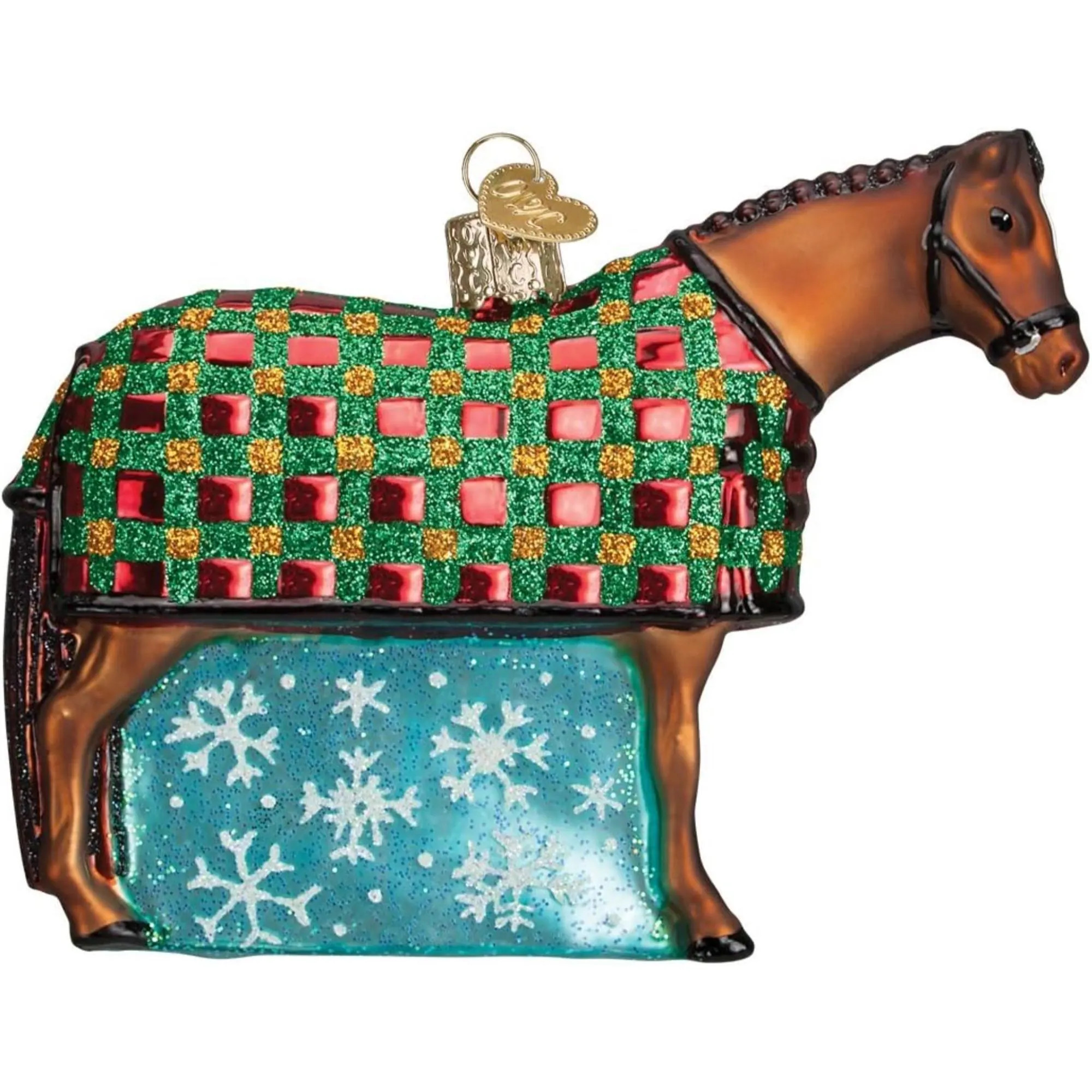 Old World Christmas Blown Glass Ornament for Christmas Tree - Snowflake Horse one_size | 729343124241 | Lowe's