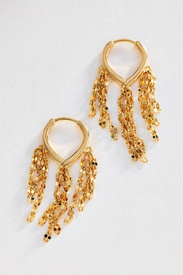Fringe Huggie Drop Earrings | Anthropologie (US)