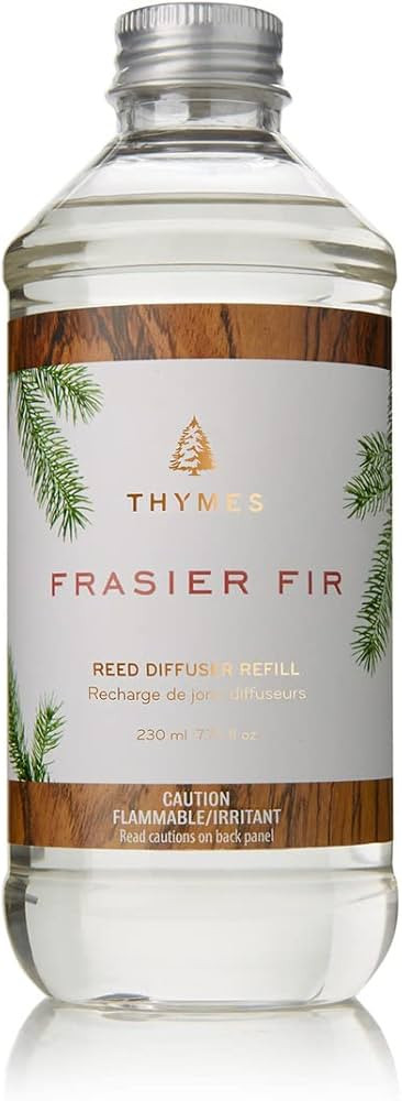 Thymes Frasier Fir Reed Diffuser Oil Refill – Home Fragrance Oil for Diffuser – Holiday Reed ... | Amazon (US)