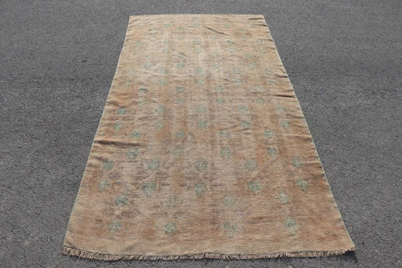 Turkish Rug, Muted Rug, 8.8x4.6 feet, Oushak Rug, Faded Rug, Decorative Rug, Oriental Rug, Antiqu... | Etsy (US)
