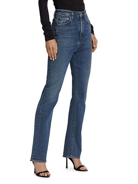AGOLDE Vintage High-Rise Boot-Cut Jeans | Saks Fifth Avenue