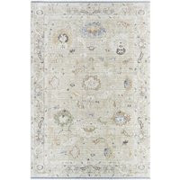 Livabliss Rivaldo RVD-2305 Machine Woven Rug, Polyester 100% in Black;blue;cream;light Brown;light Olive;light Slate, Size: 5' x 7' by DecoratorsBest | DecoratorsBest