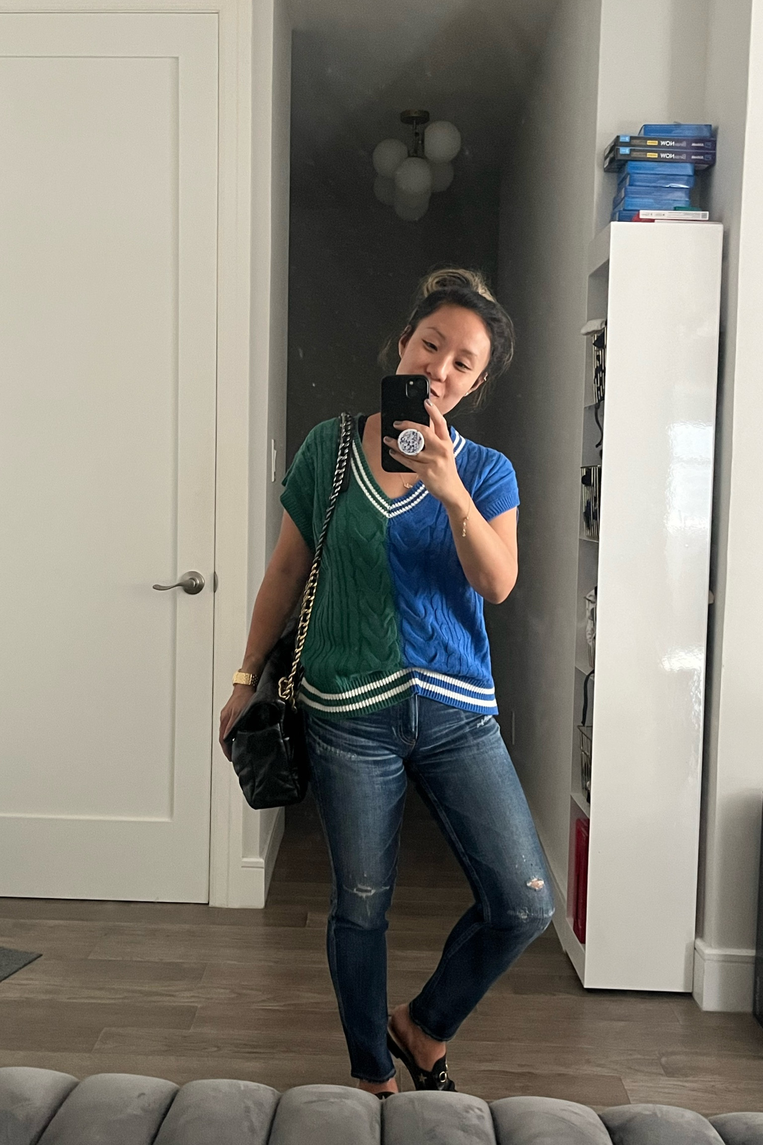 Sweater game strong. Color block. Sweater vest. Target find. Target style. Target style find. Fall outfit. Mix that high low fashion.

#LTKstyletip #LTKunder50 #LTKtravel