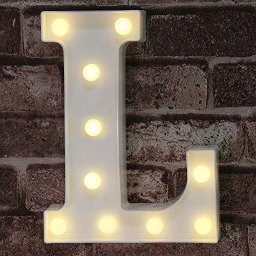 Pooqla LED Marquee Letter Lights Sign, Light Up Alphabet Letter for Home Party Wedding Decoration... | Amazon (US)