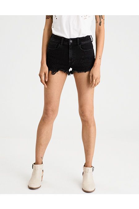 AE Denim X High-Waisted Short Short | American Eagle Outfitters (US & CA)