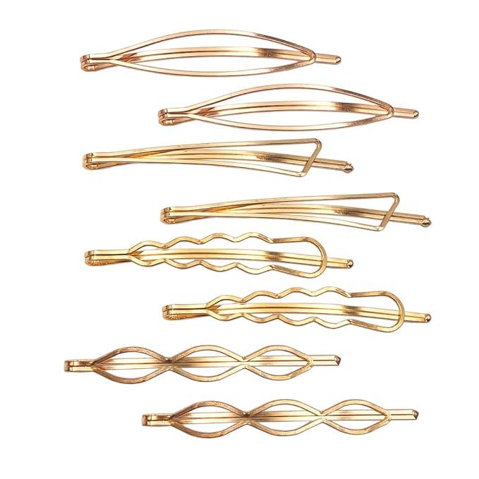 Messen Hair Pins Set Geometric Hair Clips Metal Hairpin Minimalist Hair Styling Jewelry Hair Clam... | Amazon (US)