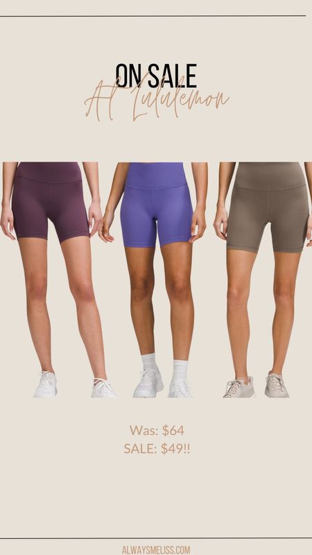 Love Lululemon biker shorts this time of year! These are currently marked down. Love the purple!

Lululemon 
Women Athletic Wear
Biker shorts


#LTKfindsunder100 #LTKfitness #LTKsalealert