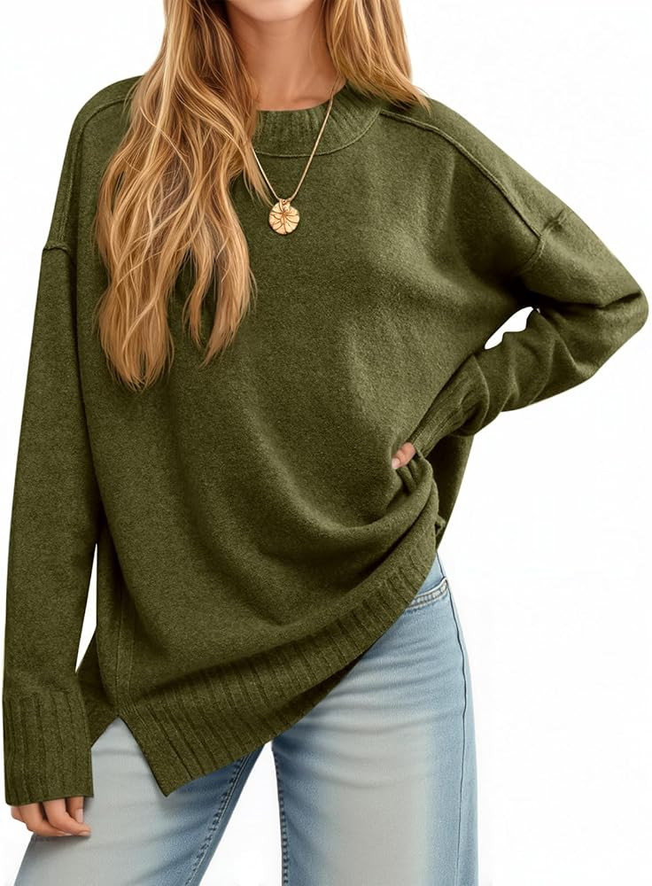 Cicy Bell Womens Oversized Sweaters Casual Long Sleeve Knit Pullover Tops Crewneck Trendy Slouchy... | Amazon (US)