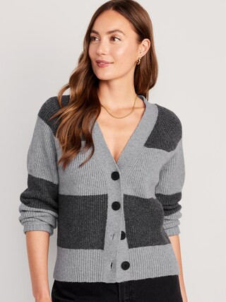 Shaker-Stitch Cardigan Sweater for Women | Old Navy (US)