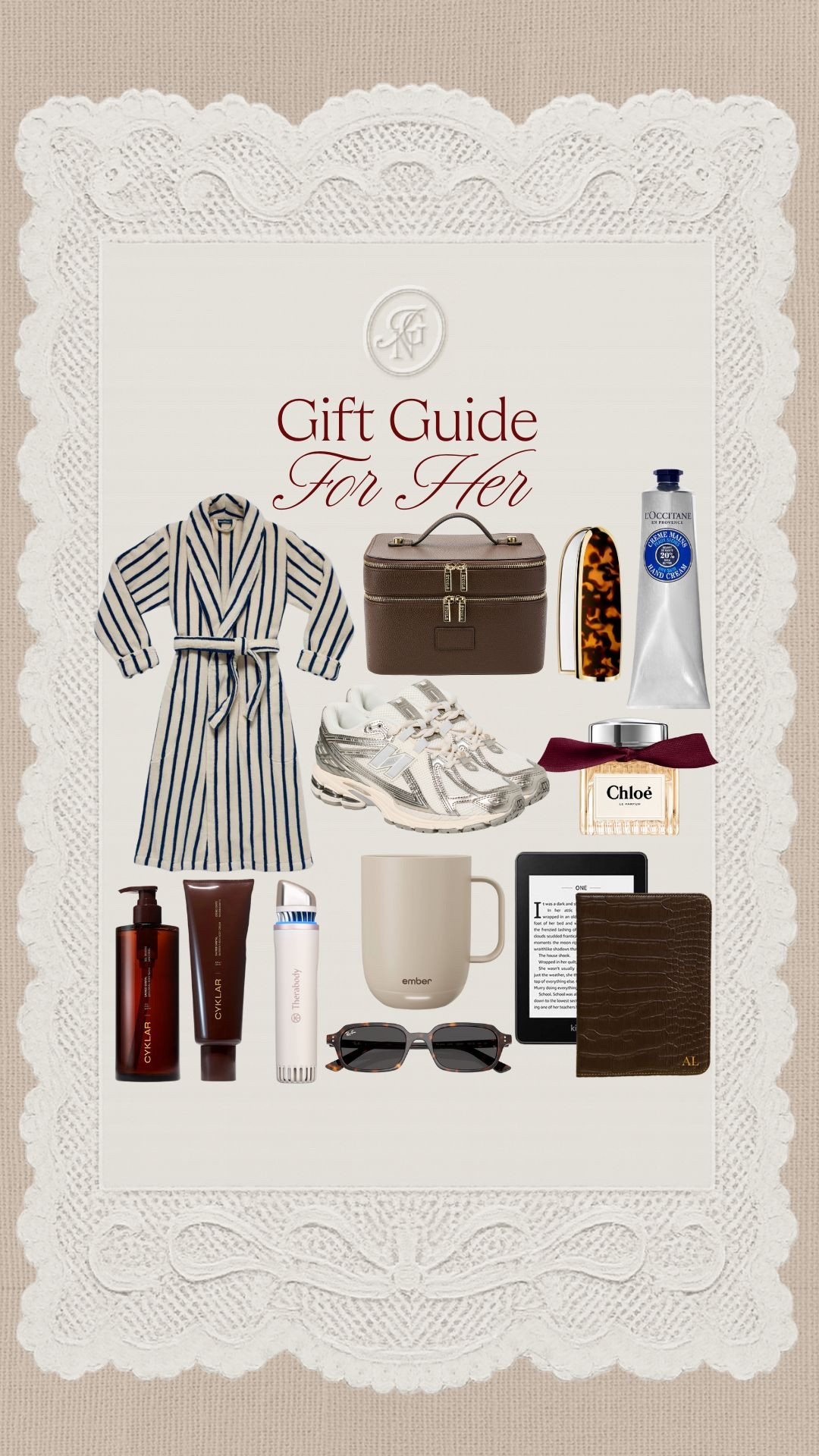 GIFT GUIDE FOR HER 🤎✨
A curated gift wish list that is perfect for any woman in your life !

#GiftGuide #Gifts #ChristmasGifts #HolidayGifts #GiftGuides #HolidayHub #GiftsForHer #ForHer #ForMom #Bestie #Robe #Makeup #Perfume #SkinCare #Robe

#LTKselfcare #LTKGiftGuide #LTKHoliday