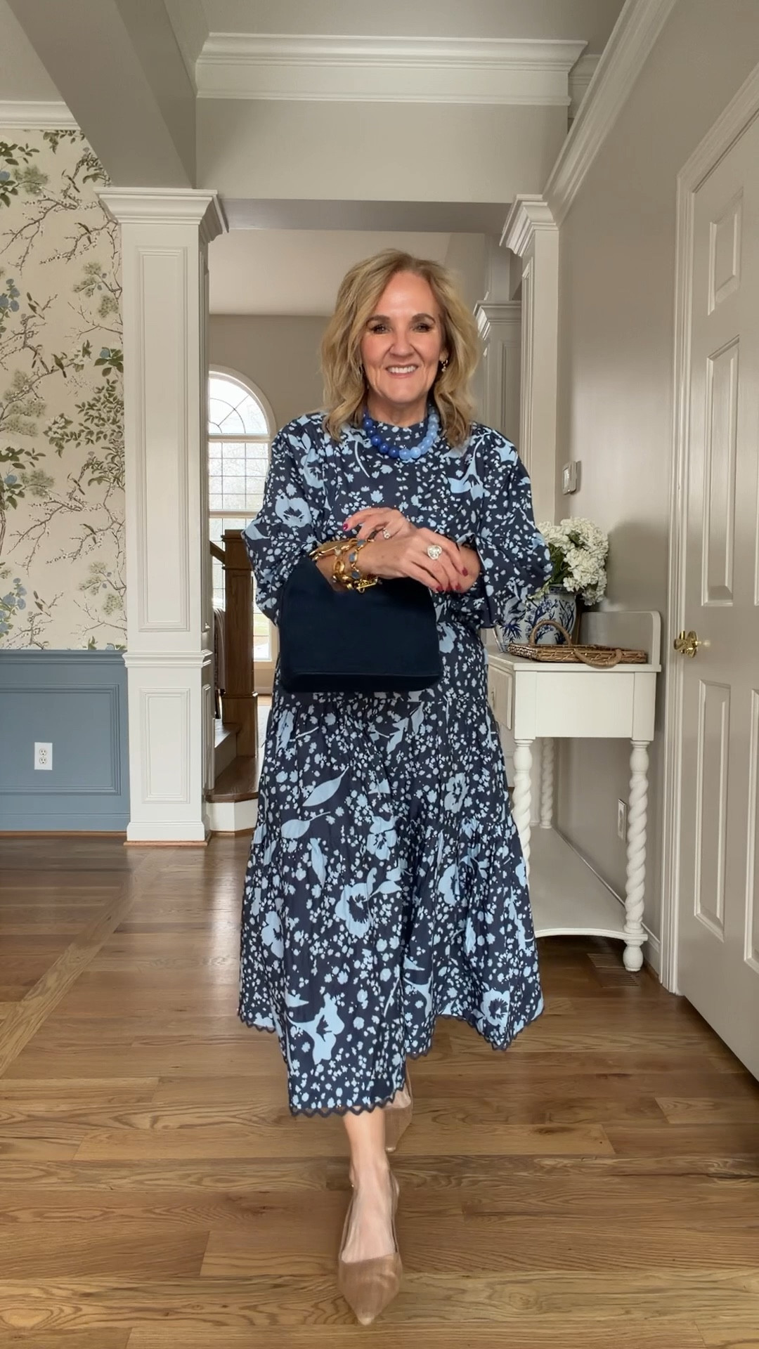 Ann Taylor tryon. Oh my these are great just check out my sizing recommendations below
Floral blouse size medium
Floral skirt medium petite
Navy blazer size 10, petite
Printed jeans, size 8 petite and they do not have any stretch. Eight petite gave me a little bit of rum for movement through the tummy and the bum area so I’d say they’re true to size. But if you don’t like jeans that don’t have stretch. These aren’t for you. I love them!
Polo a collar sweater size medium
Leisure set I’m wearing a medium in the top and a medium petite in the bottom. If you’re getting the light color, I would size up in the bottom.
Denim shirt jacket is a heavier denim. It’s definitely not a shirt to be tucked in. It’s very structured and I love it as a jacket. I did size up to a large and I’m glad I did.

New arrivals spring styles, new denim, baby shower dress spring skirt, vacation outfit outfits

#LTKPetite #LTKOver40 #LTKSaleAlert