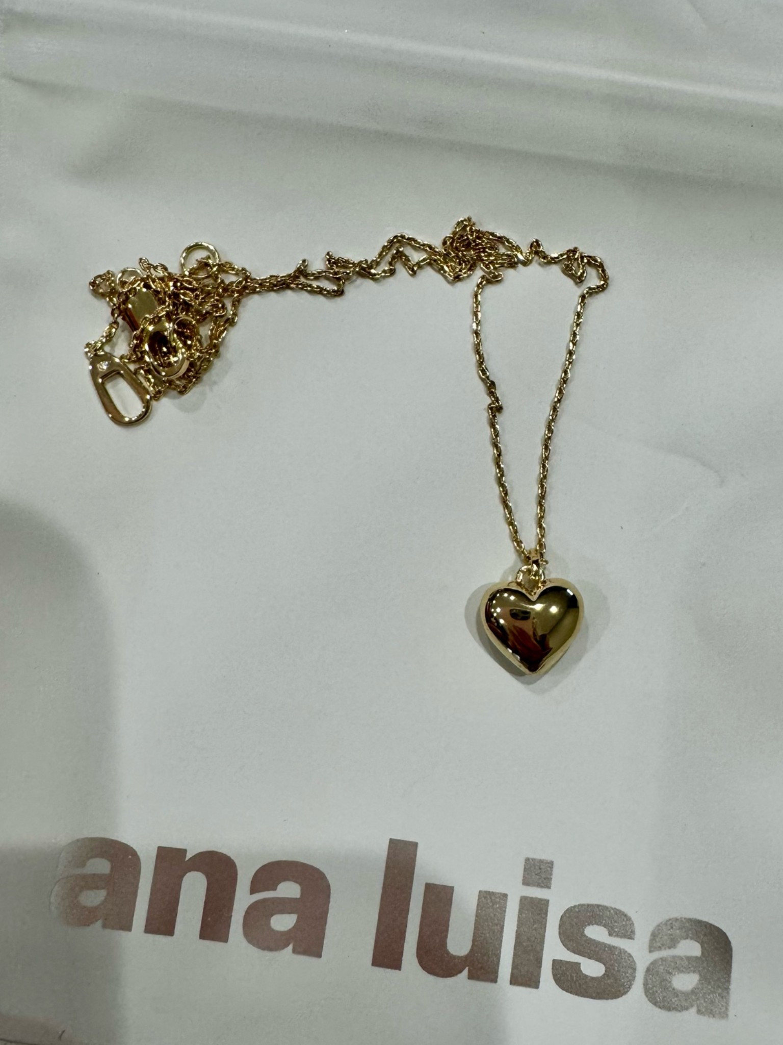New, little dainty necklace from @Ana Luisa 

#jewelry #heart #gift

#LTKCon #LTKootd #LTKgrwm
