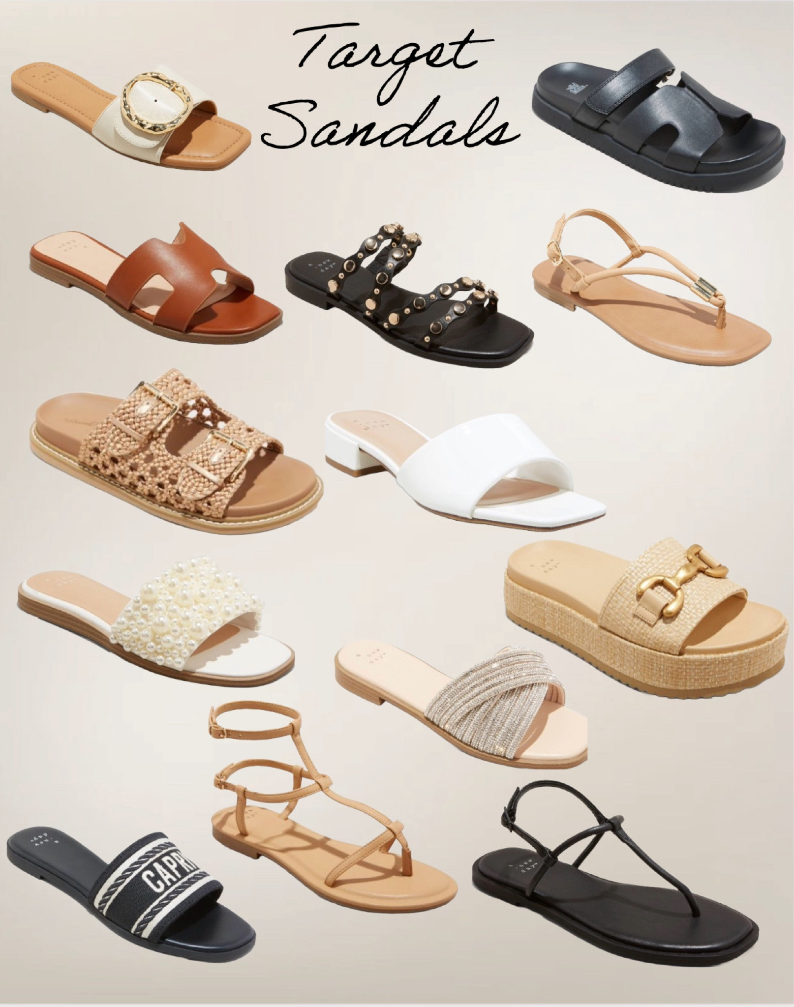 Target Sandals

Sandals, summer sandals, summer fashion, spring fashion



#LTKSaleAlert #LTKShoeCrush #LTKStyleTip
