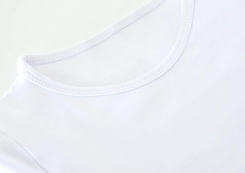 Lilax Girls' Basic Long Sleeve Round Neck Cotton T-Shirt | Amazon (US)