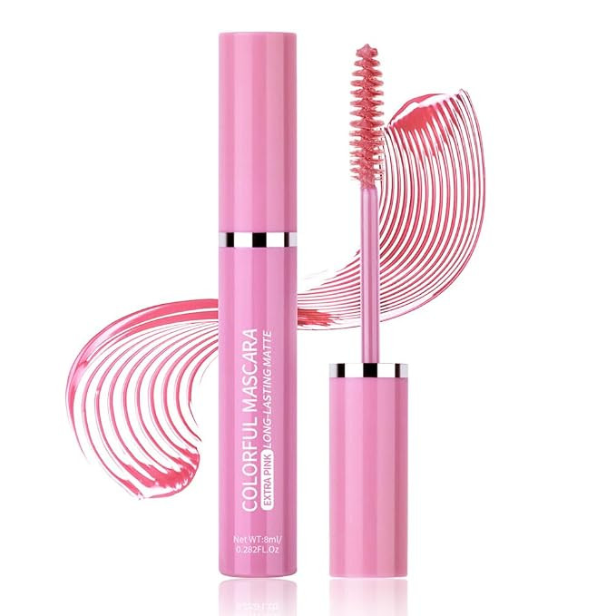 Pink Eye Lash Mascara, Waterproof, Flake & Smudge Resistant, Cruelty-Free, Nourishing Formula (Pi... | Amazon (US)