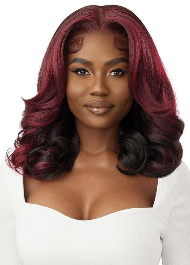 Outre Lace Front Wig - Perfect Hair Line 13X6 - ReevaWig (DRST SILVER NOIR) | Amazon (US)