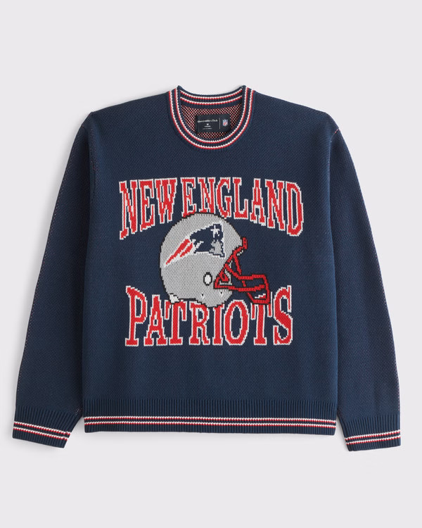 New England Patriots Crew Sweater | Abercrombie & Fitch (US)