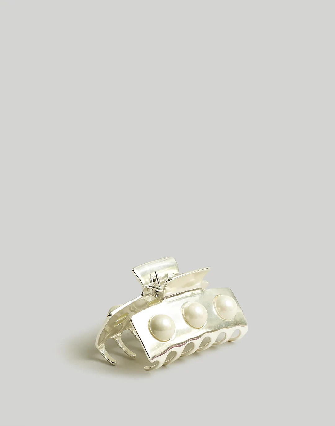Pearl Studded Medium Claw Hair Clip | Madewell