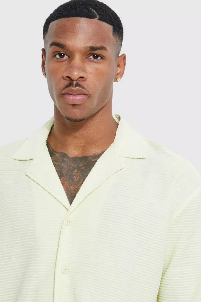 Short Sleeve Ottoman Jersey Shirt And Short | Boohoo.com (US & CA)