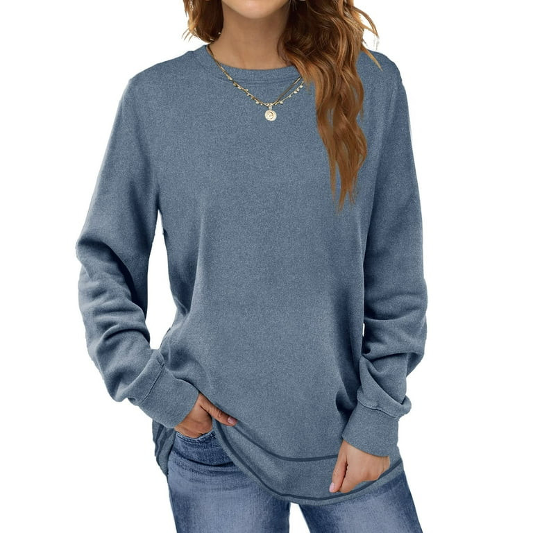 Fantaslook Sweatshirts for Women Crewneck Casual Long Sleeve Shirts Tunic Tops | Walmart (US)