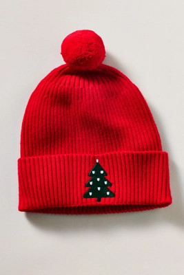 Beach Riot Christmas Pom Pom Beanie | Anthropologie (US)