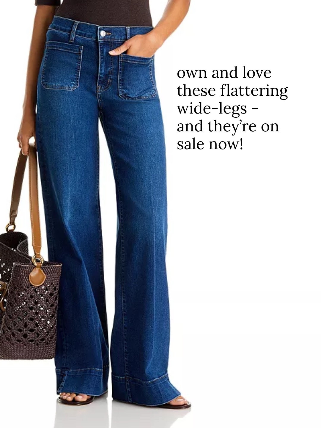 Frame wide leg jeans I own and love - so flattering! And 25% off now!

Fall fashion, fall denim

#LTKOver40 #LTKSaleAlert