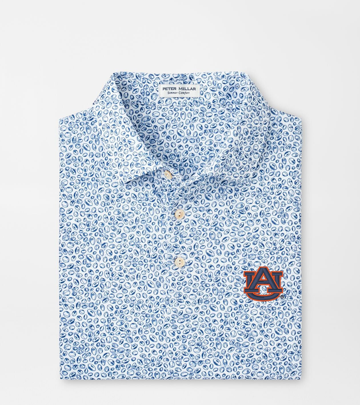 Auburn Blitz Performance Jersey Polo | Peter Millar
