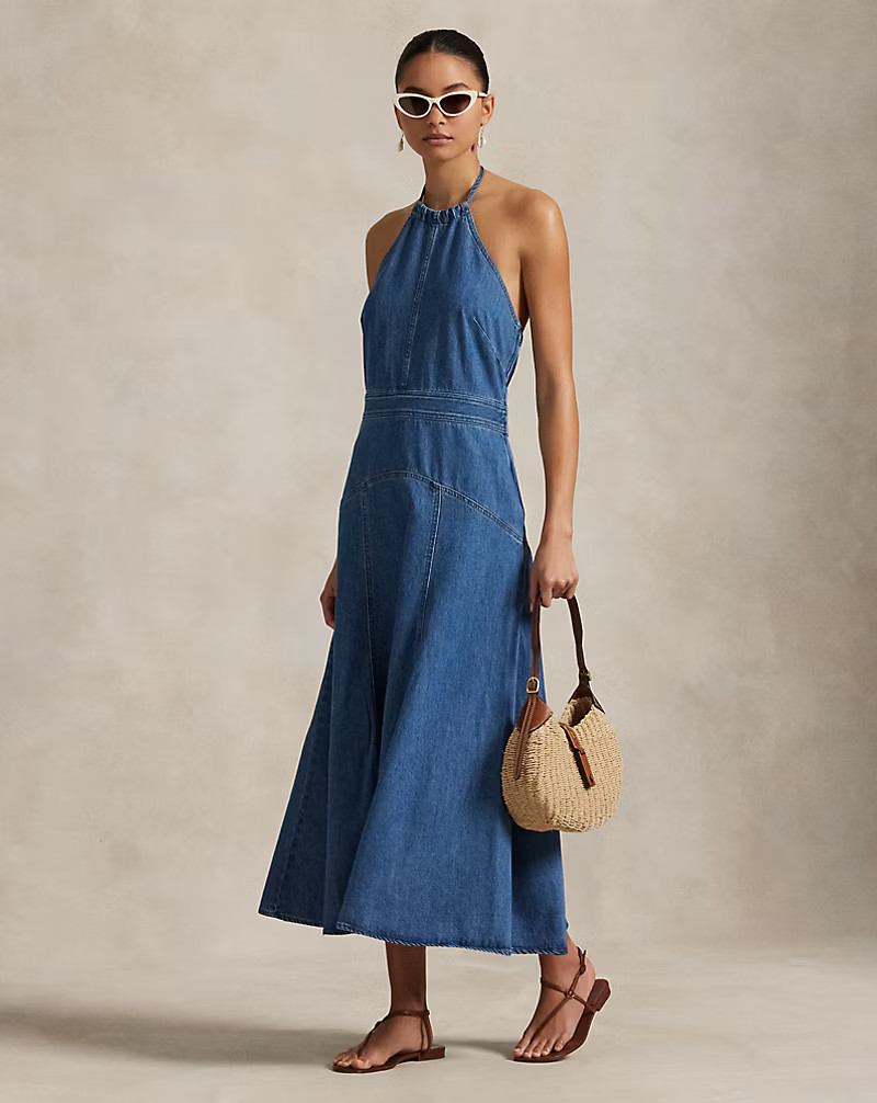Denim Halter Dress | Ralph Lauren (UK)