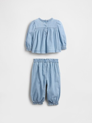 Baby Denim Ruffle Outfit Set | Gap (US)