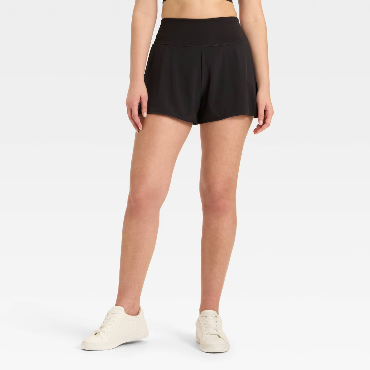 Women's 3" Knit Waistband High-Rise 2-in-1 Shorts - All In Motion™ | Target